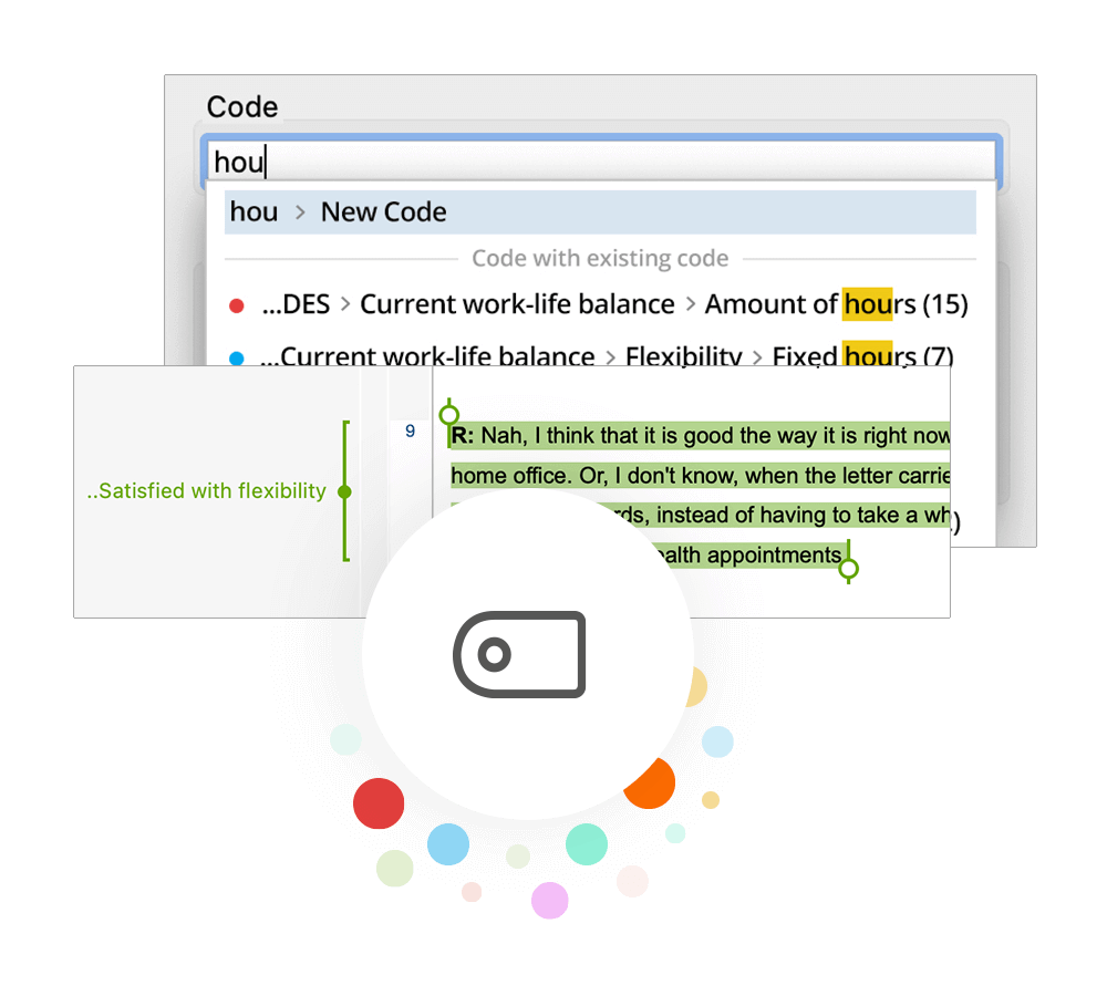 software to help with literature review Code name suggestions and quick resize