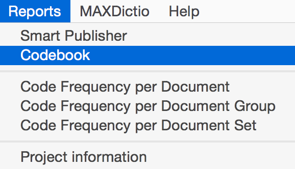 Codebook