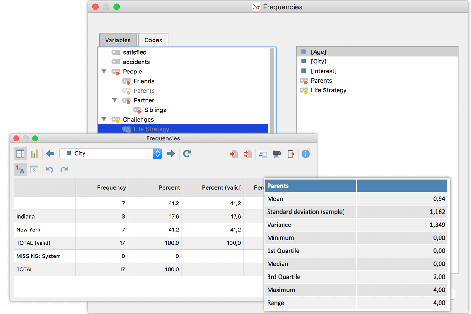 MAXQDA Analytics Pro: Create basic charts for variables and codes