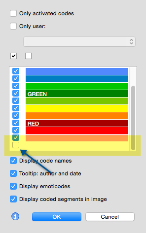 MAXQDA coding tip: Hiding codes
