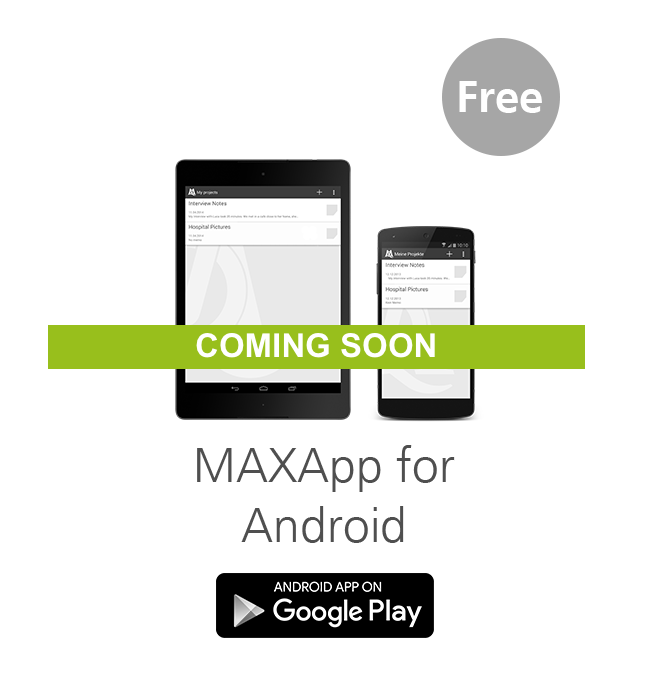 MAXApp MAXQDA App für die Feldforschung MAXQDA The