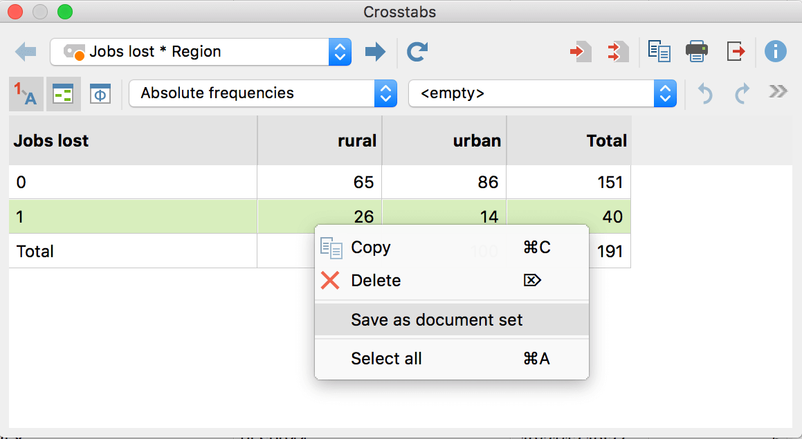 Store documents that are attached to a combination of variable values as a document set in MAXQDA Store documents that are attached to a combination of variable values as a document set in MAXQDA