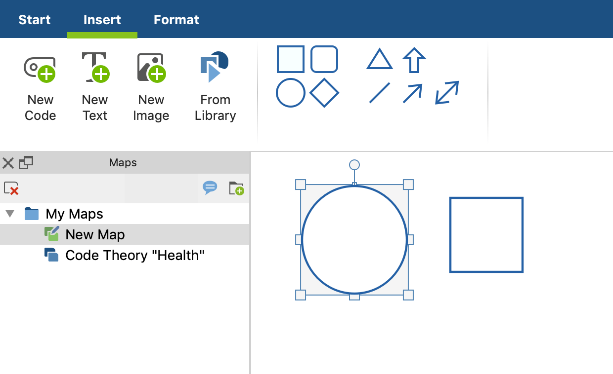 Inserting free objects in Maps Inserting free objects in Maps