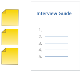 Use MAXQDA memos to develop an interview guide Use MAXQDA memos to develop an interview guide
