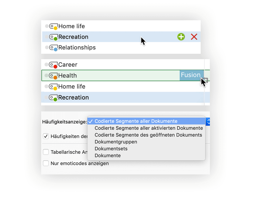 MAXQDA 2020: Neue Code-Funktionen MAXQDA 2020: Neue Code-Funktionen