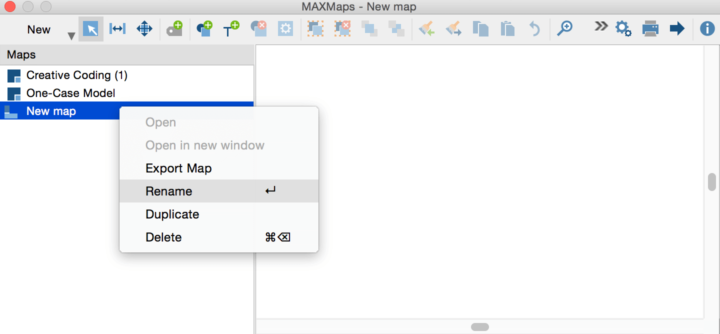 Create new map