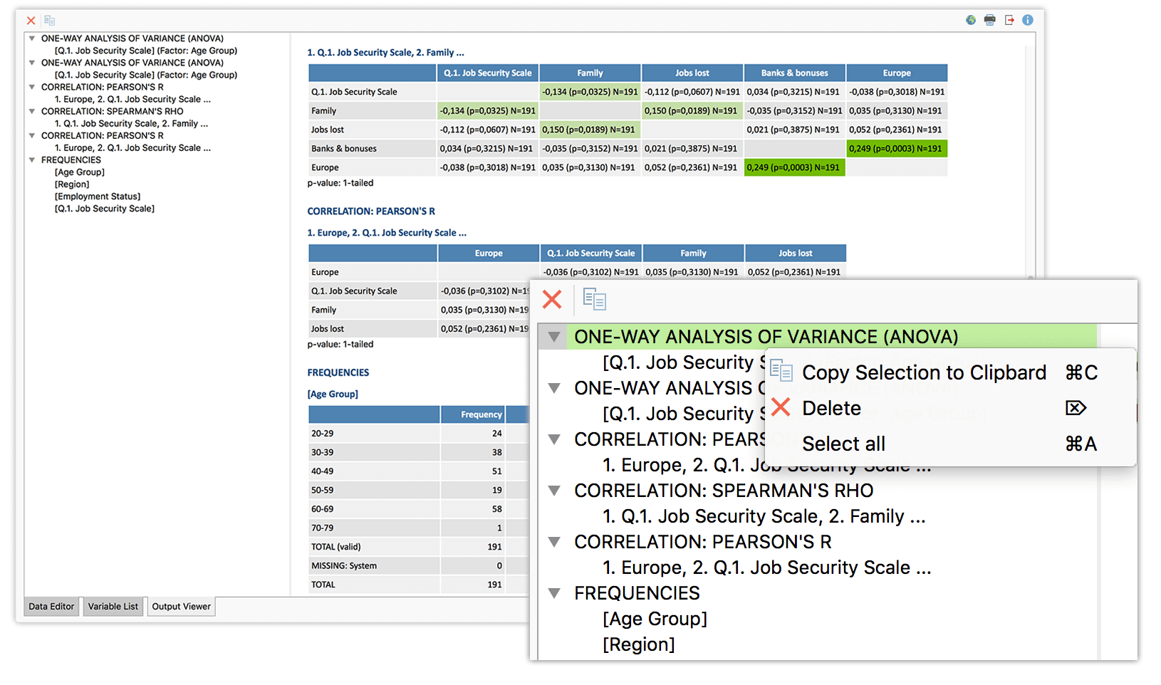 User Friendly Output Viewer