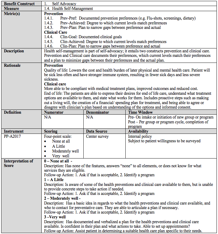 Benefit Construct Structure for MAXQDA Project
