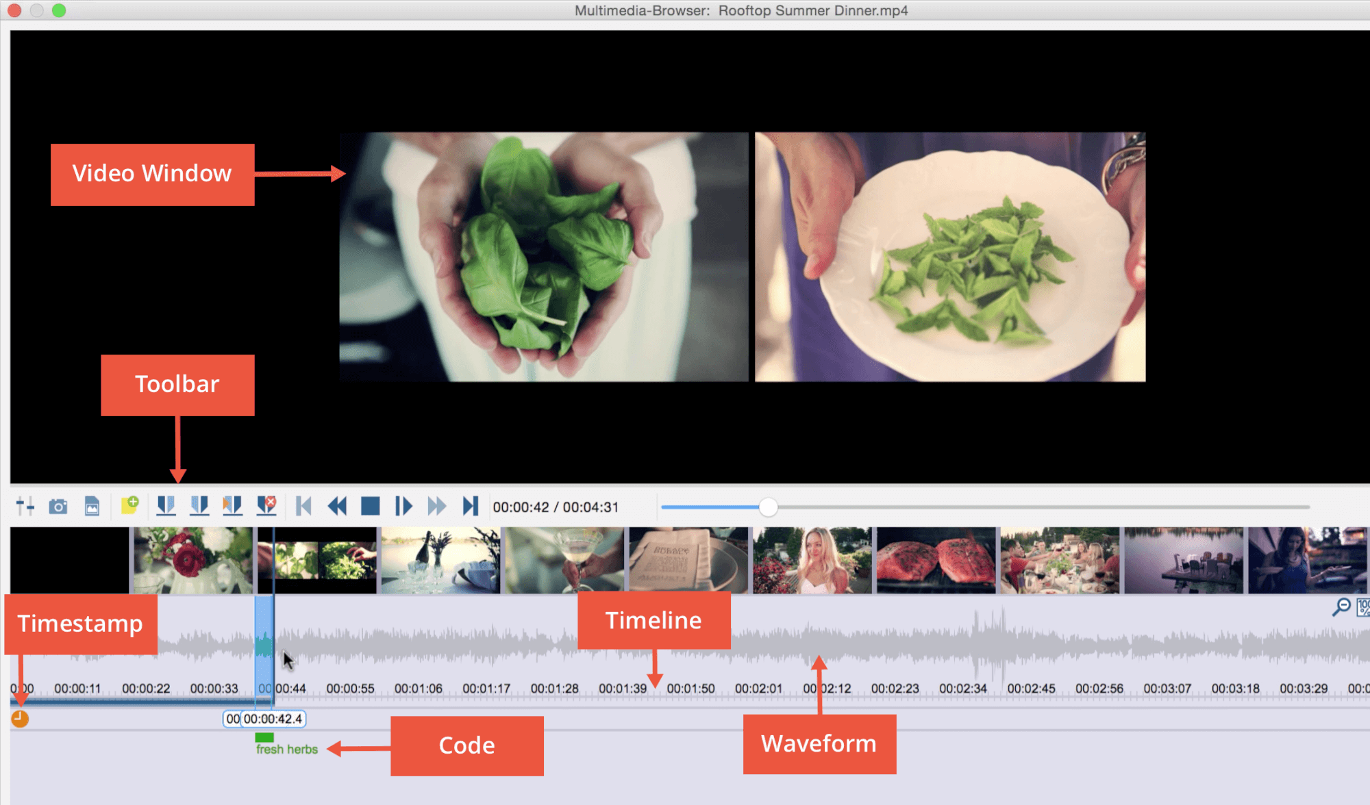Code video files in MAXQDA