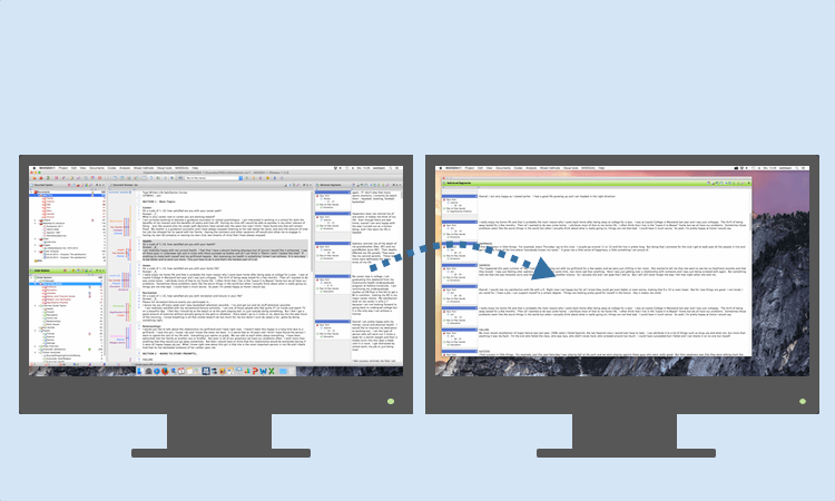 window undocking New features in MAXQDA for Mac